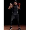 imageNELEUS Dry Fit Workout Athletic Muscle Tank Top Running Shirts with Hoods5036 3 Packblack