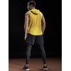 imageNELEUS Dry Fit Workout Athletic Muscle Tank Top Running Shirts with Hoods5036 3 Packblue red yellow