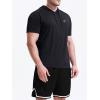 imageNELEUS Dry Fit Workout Athletic Muscle Tank Top Running Shirts with Hoods5084 BlackBlackBlack 3 Pack