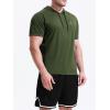 imageNELEUS Dry Fit Workout Athletic Muscle Tank Top Running Shirts with Hoods5084 BlackGreyOlive Green 3 Pack