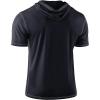 imageNELEUS Dry Fit Workout Athletic Muscle Tank Top Running Shirts with Hoods5118 BlackBlackBlack 3 Pack