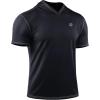 imageNELEUS Dry Fit Workout Athletic Muscle Tank Top Running Shirts with Hoods5118 BlackBlackBlack 3 Pack