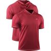 imageNELEUS Dry Fit Workout Athletic Muscle Tank Top Running Shirts with Hoods5118 RedBlueNavy 3 Pack