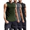 5036# 3 Pack:black grey olive Green