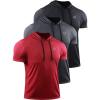 5084 Black/Grey/Red 3 Pack