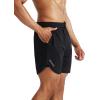imageNELEUS Mens 2 in 1 Running Shorts with LinerDry Fit Workout Shorts with Pockets6070 BlackRed 2 Pack