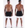imageNELEUS Mens 2 in 1 Running Shorts with LinerDry Fit Workout Shorts with Pockets6094 BlackGreyBlue 3 Pack