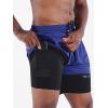 imageNELEUS Mens 2 in 1 Running Shorts with LinerDry Fit Workout Shorts with Pockets6094 BlackRedBlue 3 Pack