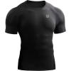 imageNELEUS Mens Compression Baselayer Athletic Workout T Shirts5022 BlackBlackBlack