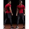 imageNELEUS Mens Compression Baselayer Athletic Workout T Shirts5022 BlackGreyBlue