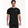 imageNELEUS Mens Dry Fit Athletic Running Shirt5012 BlackBlackBlack