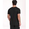 imageNELEUS Mens Dry Fit Athletic Running Shirt5012 BlackGreyNavy Blue