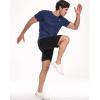 imageNELEUS Mens Dry Fit Athletic Running Shirt5012 BlackGreyNavy Blue