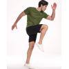 imageNELEUS Mens Dry Fit Athletic Running Shirt5012 BlackGreyOlive Green