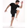 imageNELEUS Mens Dry Fit Athletic Running Shirt5012 BlackGreyRed