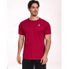 imageNELEUS Mens Dry Fit Athletic Running Shirt5012 BlackGreyRed
