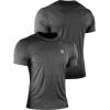 imageNELEUS Mens Dry Fit Athletic Running Shirt506 BlackBlueNavy Blue