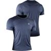 imageNELEUS Mens Dry Fit Athletic Running Shirt506 BlackBlueNavy Blue