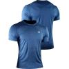 imageNELEUS Mens Dry Fit Athletic Running Shirt506 BlackBlueNavy Blue
