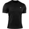 imageNELEUS Mens Dry Fit Athletic Running Shirt508 BlackBlackBlack 3 Pack