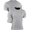 imageNELEUS Mens Dry Fit Athletic Running Shirt508 BlackGreyRed 3 Pack