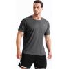imageNELEUS Mens Dry Fit Athletic Running ShirtZ027 BlackGreyNavy Blue 3 Pack
