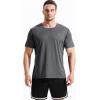 imageNELEUS Mens Dry Fit Athletic Running ShirtZ027 BlackGreyOlive Green 3 Pack
