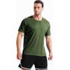 imageNELEUS Mens Dry Fit Athletic Running ShirtZ027 BlackOlive GreenBlue 3 Pack