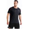 imageNELEUS Mens Dry Fit Athletic Running ShirtZ027 BlackOlive GreenBlue 3 Pack