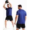 imageNELEUS Mens Dry Fit Athletic Running ShirtZ027 BlackOlive GreenBlue 3 Pack