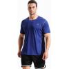 imageNELEUS Mens Dry Fit Athletic Running ShirtZ027 RedYellowBlue 3 Pack