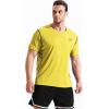 imageNELEUS Mens Dry Fit Athletic Running ShirtZ027 RedYellowBlue 3 Pack