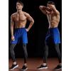 imageNELEUS Mens Lightweight Workout Athletic Shorts with Pockets6056 BlackGreyBlue 3 Pack