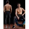 imageNELEUS Mens Lightweight Workout Athletic Shorts with Pockets6056 BlackGreyRed 3 Pack