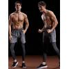 imageNELEUS Mens Lightweight Workout Athletic Shorts with Pockets6056 BlackGreyRed 3 Pack
