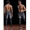 imageNELEUS Mens Lightweight Workout Athletic Shorts with Pockets6056 BlackGreyRed 3 Pack