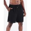 imageNELEUS Mens Lightweight Workout Athletic Shorts with Pockets6095 BlackGreyBlue 3 Pack