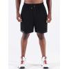 imageNELEUS Mens Lightweight Workout Athletic Shorts with Pockets6095 BlackGreyRed 3 Pack