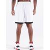 imageNELEUS Mens Lightweight Workout Athletic Shorts with Pockets6095 BlackGreyWhite 3 Pack
