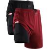 6070 Black/Red 2 Pack