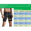 imageNELEUS 3 or 6 Pack Compression Shorts for Men Spandex Sport Shorts Running Athletic Workout Performance Baselayer Underwear047 3 Pack Black grey blue