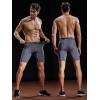 imageNELEUS 3 or 6 Pack Compression Shorts for Men Spandex Sport Shorts Running Athletic Workout Performance Baselayer Underwear047 3 Packblack grey white