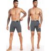 imageNELEUS 3 or 6 Pack Compression Shorts for Men Spandex Sport Shorts Running Athletic Workout Performance Baselayer Underwear6011 Black 2pcs grey2pcs navy Blue 2 Pcs