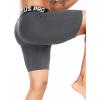 imageNELEUS 3 or 6 Pack Compression Shorts for Men Spandex Sport Shorts Running Athletic Workout Performance Baselayer Underwear6011 Black 3 Pcs grey 3 Pcs