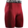 imageNELEUS 3 or 6 Pack Compression Shorts for Men Spandex Sport Shorts Running Athletic Workout Performance Baselayer Underwear6065 BlackBlueRed 3 Pack