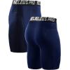 imageNELEUS 3 or 6 Pack Compression Shorts for Men Spandex Sport Shorts Running Athletic Workout Performance Baselayer Underwear6065 BlueNavyRed 3 Pack