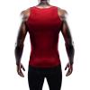 imageNELEUS Mens 3 Pack Athletic Compression Under Base Layer Sport Tank Top01 3 Packblack grey red