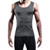 imageNELEUS Mens 3 Pack Dry Fit Compression Tank Top802 3 PackblackGreyWhite