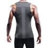 imageNELEUS Mens 3 Pack Dry Fit Compression Tank Top802 3 PackblackGreyWhite