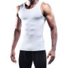 imageNELEUS Mens 3 Pack Dry Fit Compression Tank Top802 3 PackblackGreyWhite